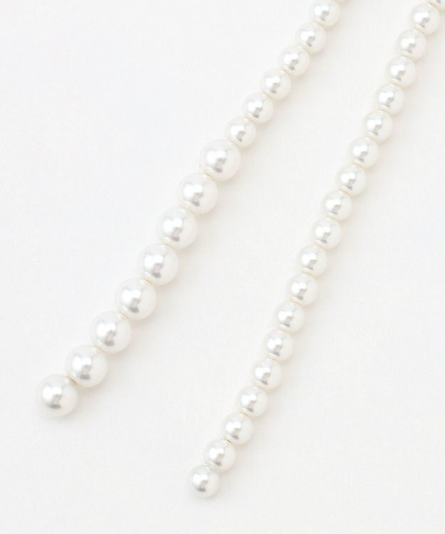 TOCCA RANDOM PEARL LARIAT NECKLACE ネックレス ピンクゴールド系