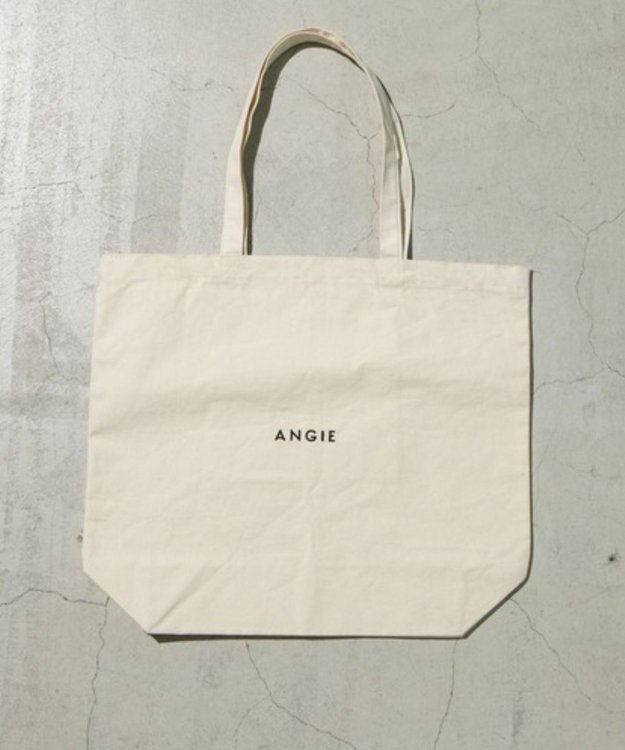 WEGO 【ANGIE VINTAGE】ANGIEロゴトートバック ブラック