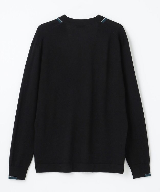 JOSEPH HOMME エッセンシャルメリノ　Vネックカーディガン ブラック系