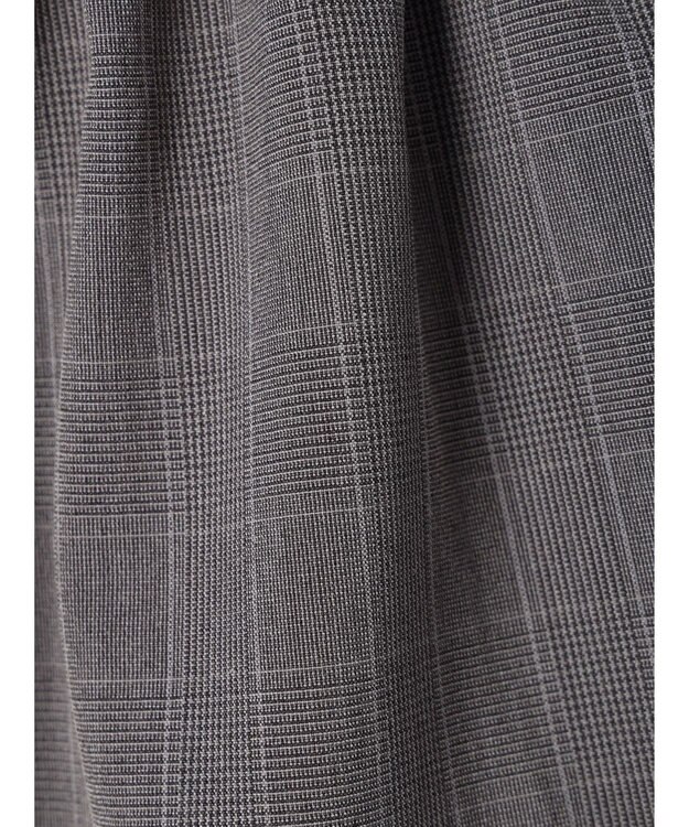 Green Parks きれいシルエットチェックワイドパンツ Glen Check