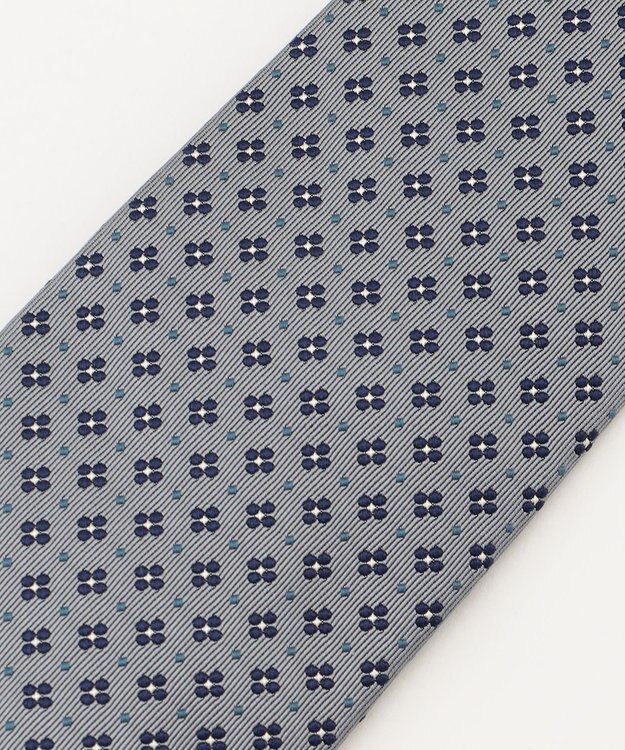 J.PRESS MEN 【VINTAGE JACQUARD COLLECTION】小紋柄 ネクタイ グレー系7