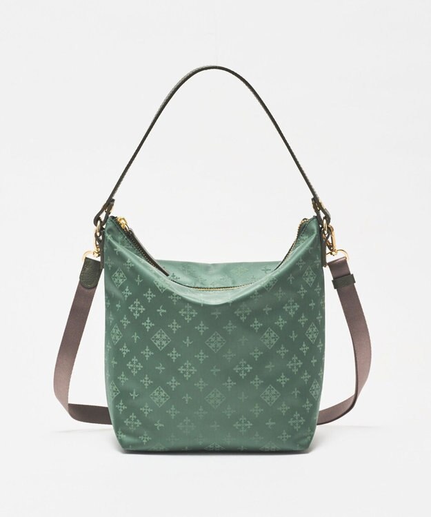 russet スタンダードミニショルダーバッグ <ナイロンジャガード>(CE-1627) GrassGR