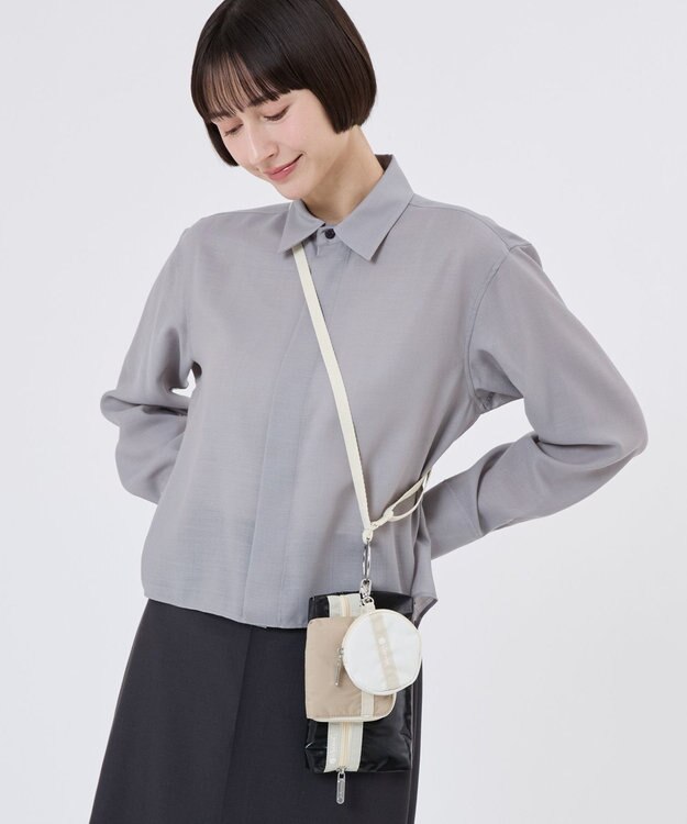 LeSportsac MULTI POUCH WRISTLET/ベージュ/ブラックシャイン/メレンゲ ベージュ/ブラックシャイン/メレンゲ