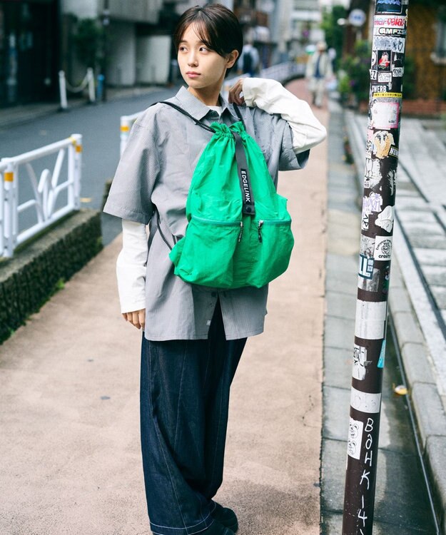 ACE BAGS & LUGGAGE EDGELINK ナムパック ポケッタブルナップサック 60192 エッジリンク グリーン
