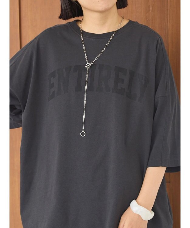 AMERICAN HOLIC ＢＩＧロゴカットプルオーバー Charcoal Gray