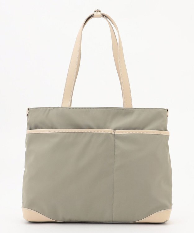 Y'SACCS アシメファスナーポケットトート ライトグリーン