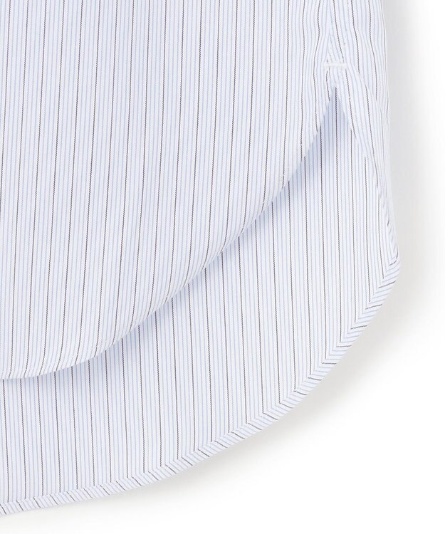 J.PRESS MEN 【PREMIUM PLEATS / 形態安定】BROADジャーミンストライプシャツ / レギュラー サックスブルー系1