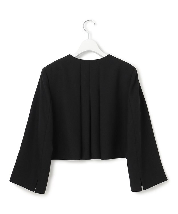 23区 S 【APPLAUDIR】バックサテンジョーゼット ジャケット ブラック系