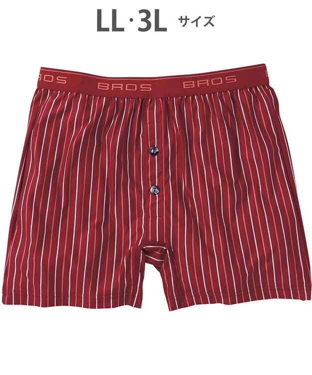 WACOAL MEN トランクス　しめつけすぎずダブつかない。　ストレッチ素材　スリムスタイル　前開き　GT4110　/ブロス レッド