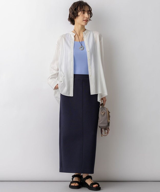 23区 【先行予約】リングシェル ネックレス ダークブラウン系