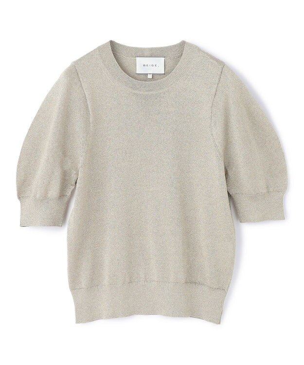 BEIGE， SMITHONITE / リュクスグリッター コクーンプルオーバー Grayge