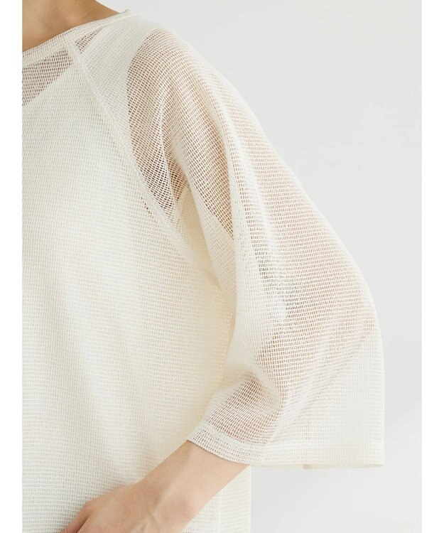 Green Parks ＳＥＴ２点メッシュラグランチュニック Off White