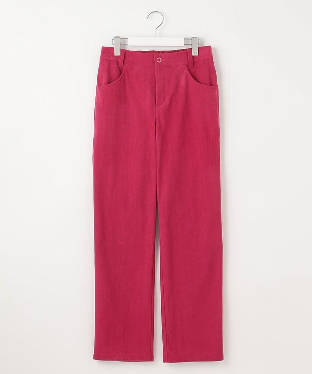 23区GOLF 【WOMEN】【ストレッチ】コーデュロイ カラーパンツ オールドローズ系