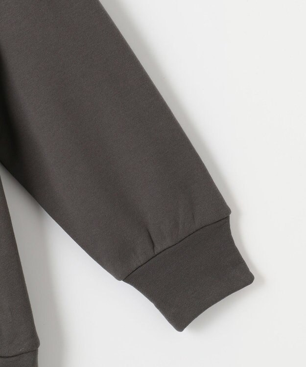 自由区 【洗える】4段裏毛起毛 パーカー グレー系