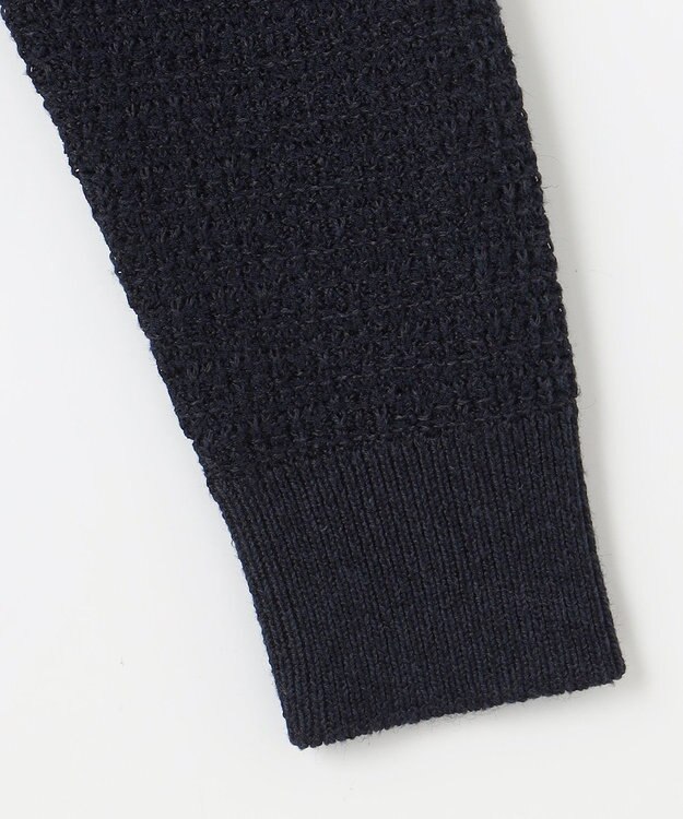 J.PRESS LADIES L 【洗える】DAILY TWEED ニット アウター ネイビー系