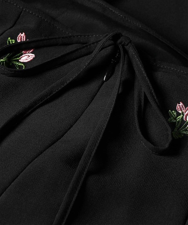 Paul Smith フラワーエンブロイダリー スカート ブラック