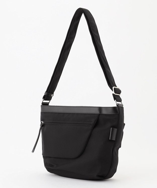 Y'SACCS コーデュロイライクナイロンショルダー ブラック
