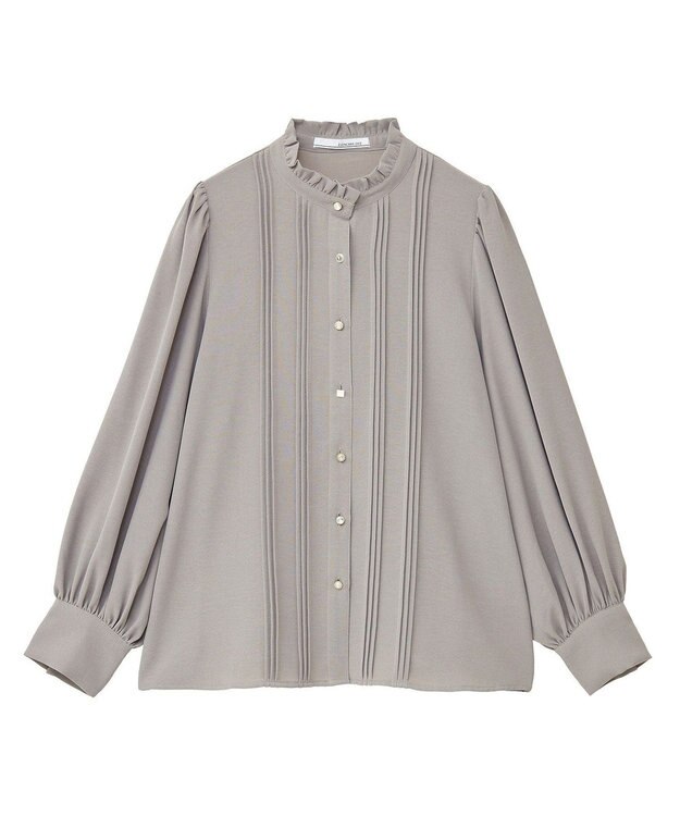 Green Parks ・ＥＬＥＮＣＡＲＥ　ＤＵＥ　ピンタックブラウス Gray Beige