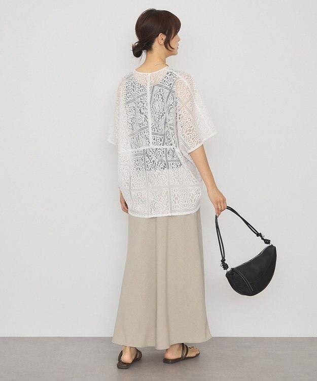 AMERICAN HOLIC レースコクーンプルオーバー Off White