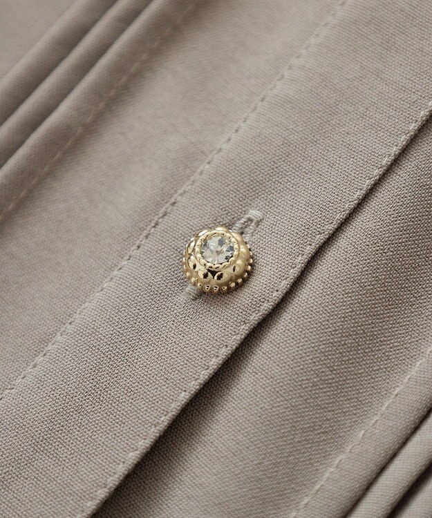 Green Parks ・ＥＬＥＮＣＡＲＥ　ＤＵＥ　ピンタックブラウス Gray Beige