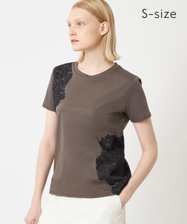 BEIGE， 【S-size】GERBERA / レーストップス Khaki×Black