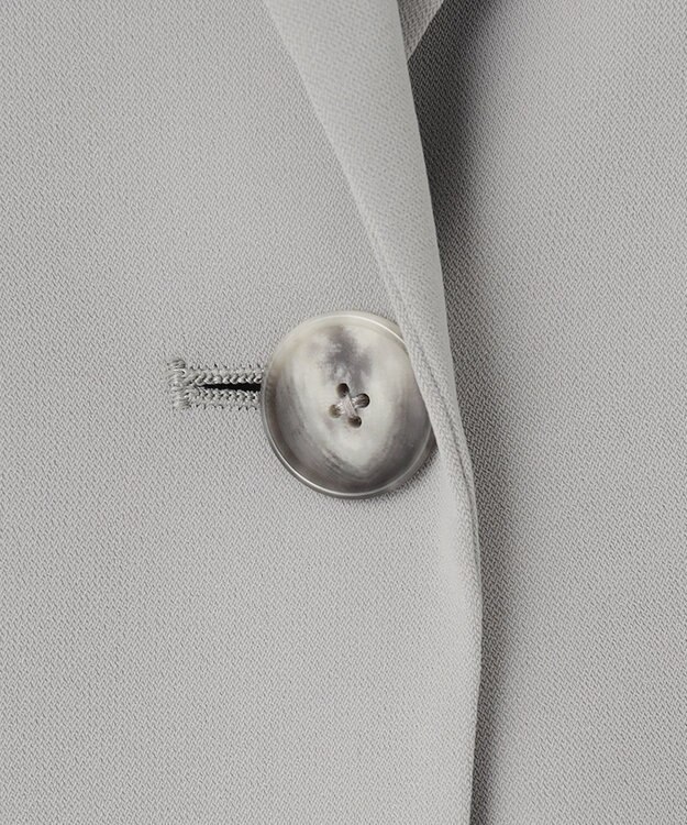 自由区 【XSサイズ～/洗える】ダブルフェイススーティング テーラードジャケット セージ