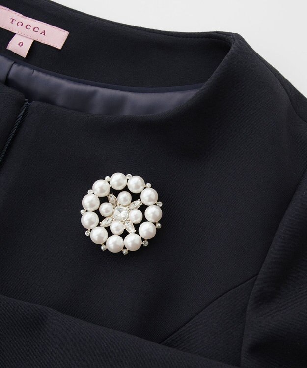 TOCCA PEARL BIJOUX SET BROOCHNECKLACE 3WAYブローチネックレス ゴールド系