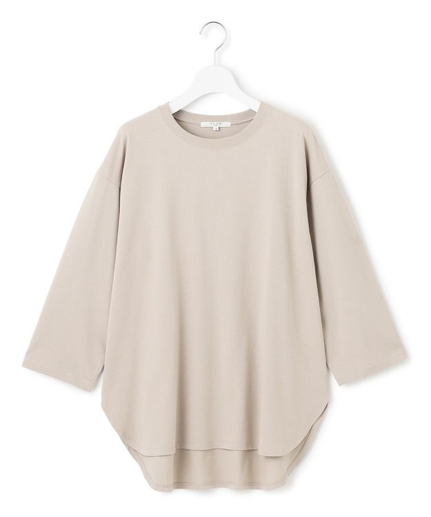 23区 L 【SLOW/一部店舗限定】MVSコットン チュニック シンプルTEE ベージュ系