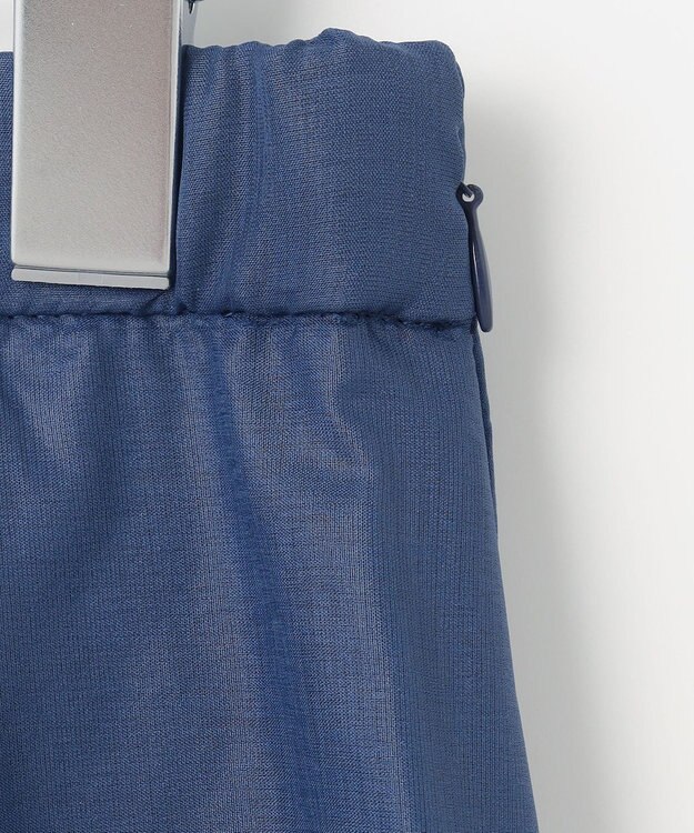 自由区 【洗える・XSサイズあり】シアーシャイニー スカート ダルブルー系