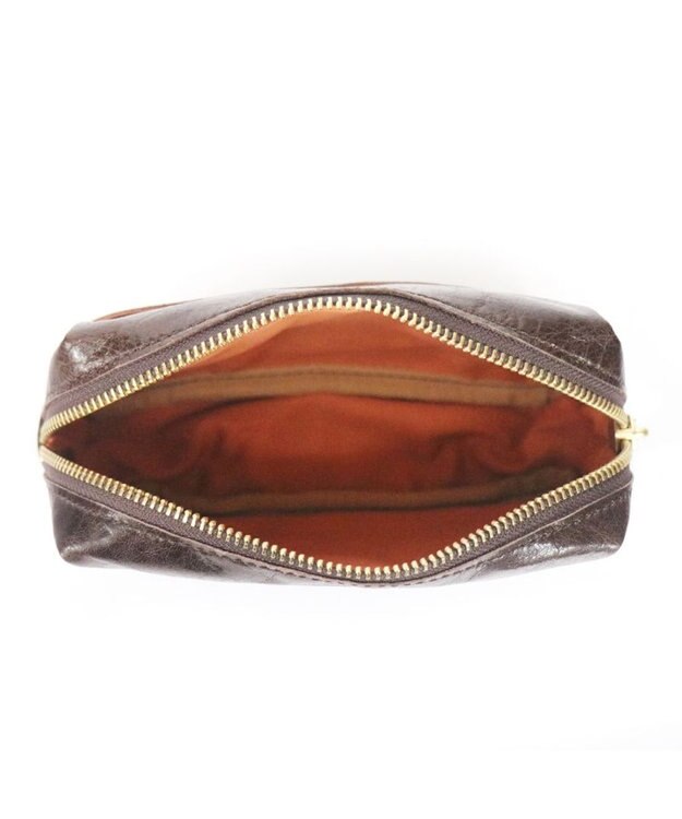 Regalo Felice 【しっかり大容量 / スマホも入る / 日本製】ポーチ / REGALO BR(ブラウン)