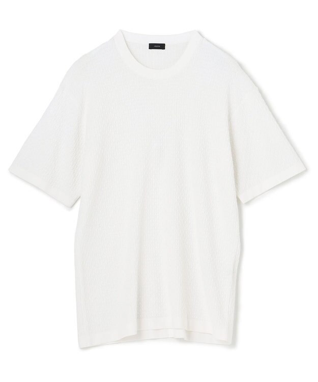 JOSEPH HOMME クールコットンリンクス ニット ホワイト系