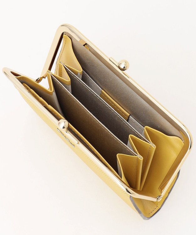 airlist がま口財布 LUNA Metallic ルナメタリック ＜イエロー＞ イエロー