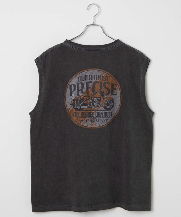 WEGO 【ユニセックス着用アイテム/手洗い可】ピグメントグラフィックノースリーブ 柄4