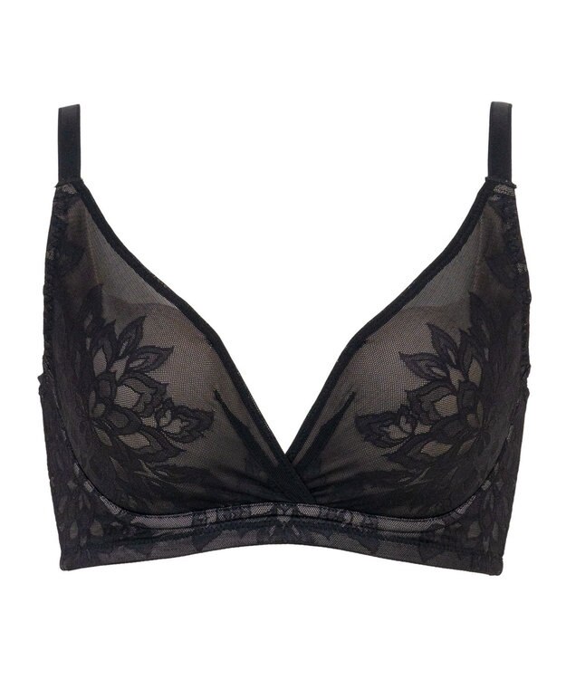 BRADELIS New York 【BRADELIS New York】スムーズモールドカップノンワイヤーブラ24S1 補正ブラ ブラック