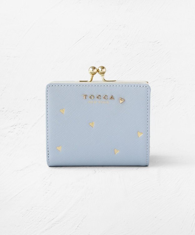 TOCCA LUCKY SHOWER BIIFOLOD WALLET 二つ折り財布 ブルー系