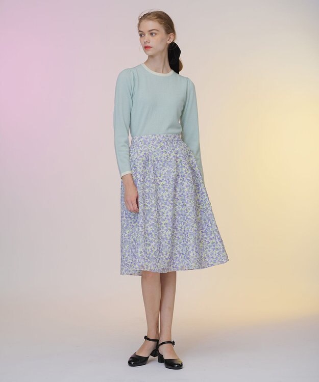 TOCCA 【洗える！】CASHEMERE プルオーバー ライトグリーン系