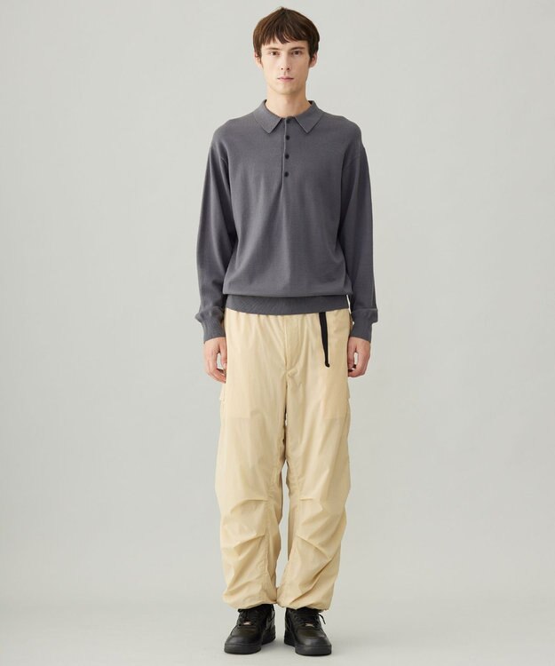 UNFILO MENS 【男女兼用】ウォーム ライトムーブ カーゴパンツ イエロー ベージュ