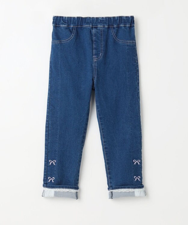 ANY KIDS 7days ガーリーパンツ インディゴ