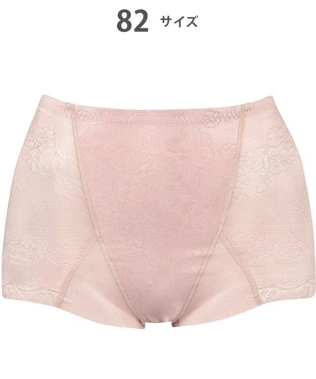 Wing ガードル 【キュッとアップパンツ】 ヒップをまるくメリハリあるラインに ラクにおなか押さえ ショート丈 KQ0545 ウイング／ワコール ピーチ