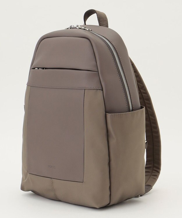 Y'SACCS 【ムック本掲載】ブロックモチーフリュックサック グレージュ