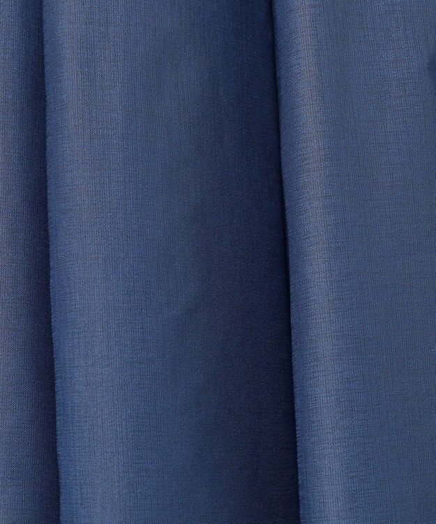 自由区 【洗える・XSサイズあり】シアーシャイニー スカート ダルブルー系