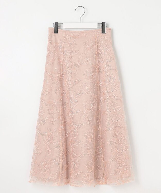 Feroux フレアレース スカート ピンク系