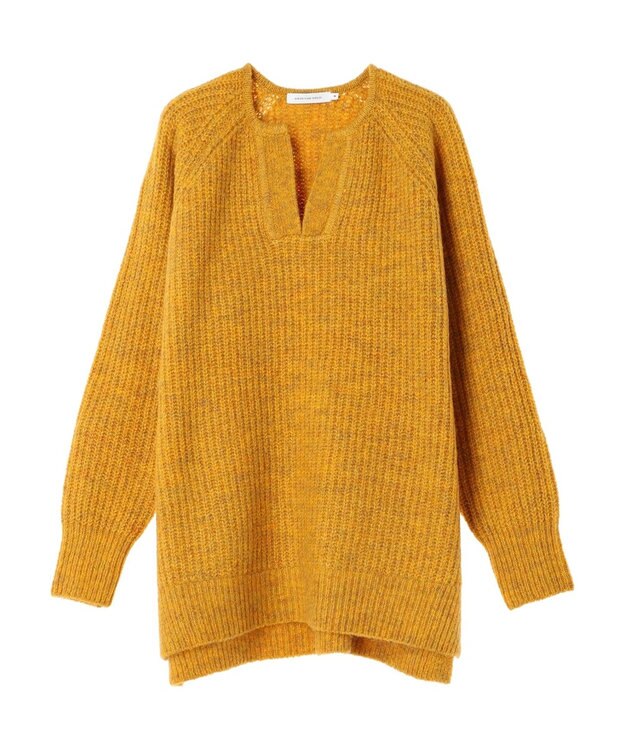 AMERICAN HOLIC ミックスヤーンカフタンニットプルオーバー Yellow