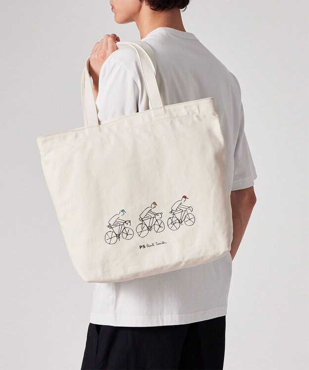 Paul Smith Drawn by Paul トートバッグ Cycling
