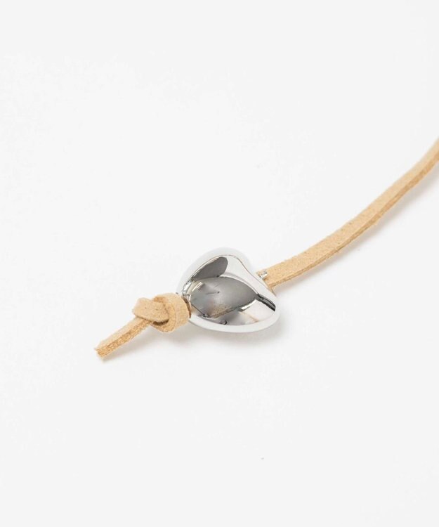 WEGO Lハートリボンチョーカー ベージュ