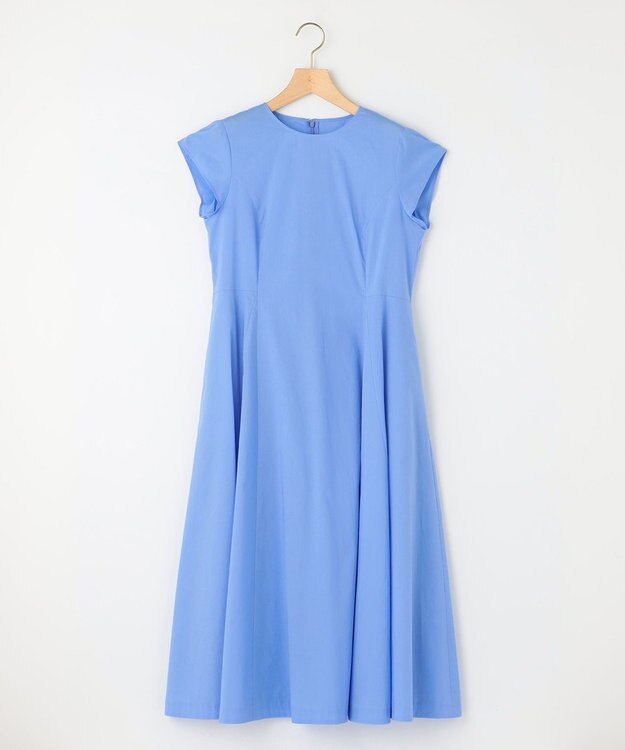 組曲 コットンローン フレアワンピース ブルー系