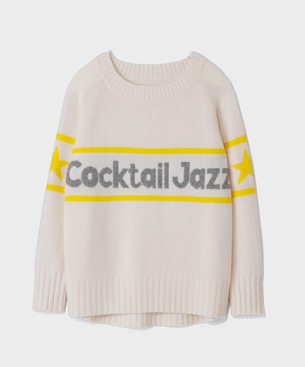 GRACE CONTINENTAL カシミヤレタードトップ キナリ