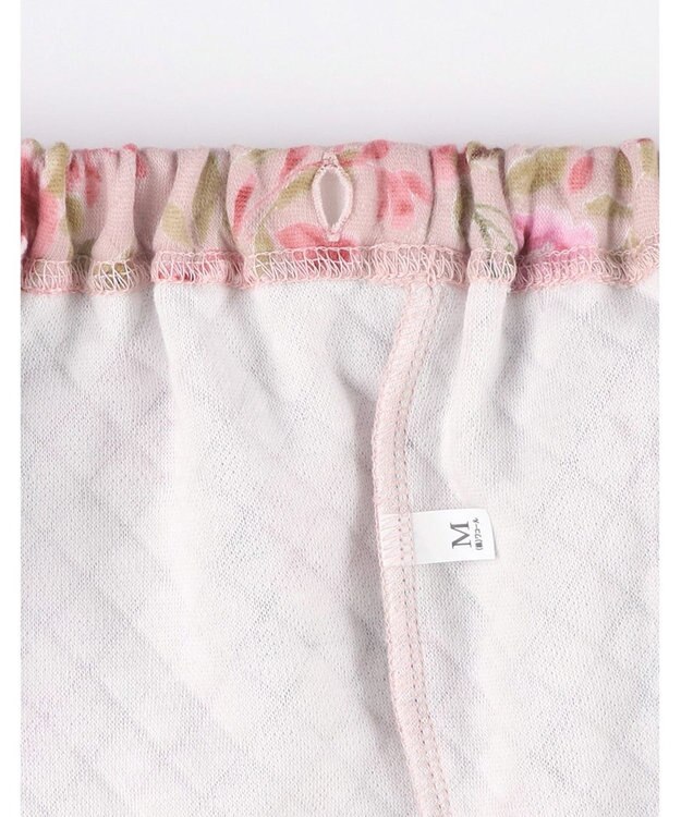 WACOAL ワコール_リラックス＆スリープ パジャマ キルトニット素材(本体) あったか 長袖 長ズボン レディース KDW405 /ワコール ピンク