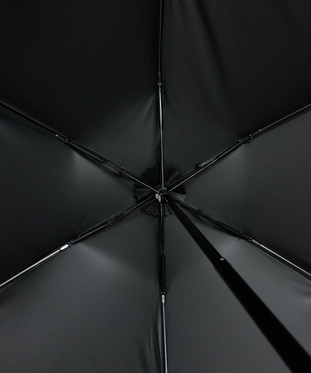 AURORA 【MACKINTOSH LONDON（マッキントッシュ ロンドン）】フリルオーガンジータック加工晴雨兼用パラソル（折りたたみ傘） ネイビー