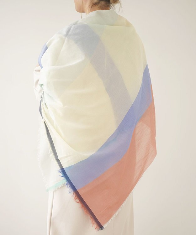 POLS 播州織 極細コットンストール トリコロール